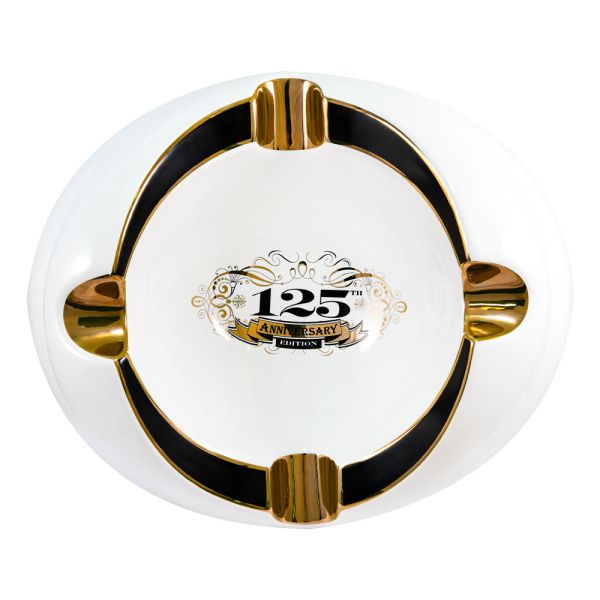 Gurkha White Ashtray 125th Anniversary